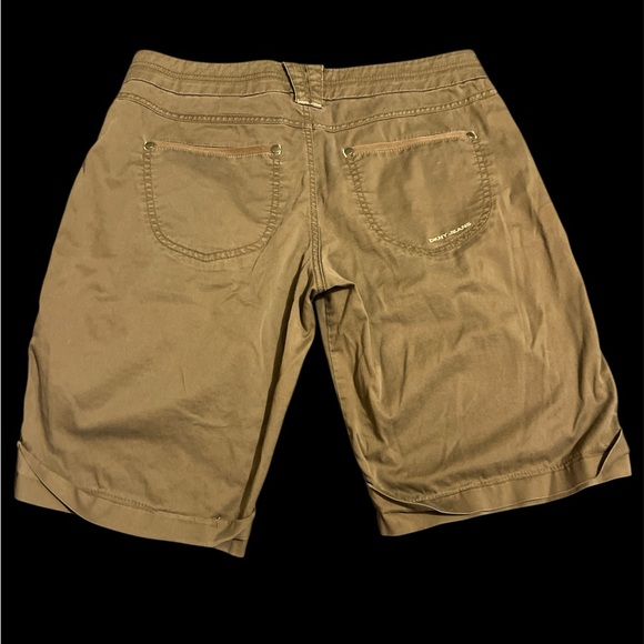 DKNY Women's Tan Bermuda Shorts - Picture 2 of 4
